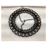 Cast Iron Hanging Buggy Whip Holder, 11 1/2"