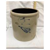 North Star Salt Glazed 5 Gal. Crock, 12 1/2"T,
