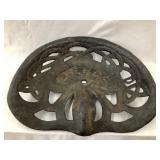 Pierce Cast Iron Tractor Seat, Cracked,3 1/4"T,