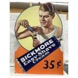 Bickmore Easy-Shave Cream Cardboard Store