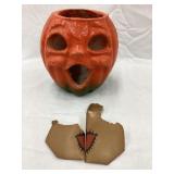 Vintage Paper Mache Choir Boy Jack-o-Lantern