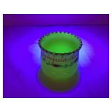 Lakefield MINN. Adv. Custard/Uranium Glass