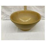 12" Diameter Yellow Ware/Stoneware Bowl, 6"T