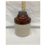 Macomb Stoneware 2-Tone 1/2 Gal. Canning Jar, 7