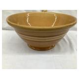 12 1/2" Diameter Yellow Ware/Stoneware Bowl,