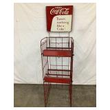 Vintage Coca-Cola Folding Wire Rack Store Display