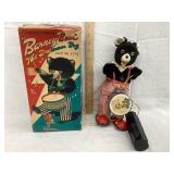 Barry Bear The Drummer Boy Mechanical Toy w/ Box,
