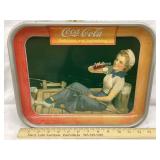 1940 Coca-Cola Tin Litho Tray, Appears Color