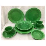 (8) Pieces of Vintage Fiesta Medium Green