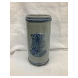 Sleepy Eye/Cattail Stoneware Vase by Western