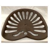 McCormick Deering Cast Iron Tractor Seat, 3"T, 17
