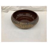 Western Stoneware "Burnt Wood" Egyptian Bowl,