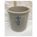 White Hall Stoneware 3 Gal. Crock, 10 1/2"T
