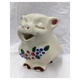 Shawnee Pottery Smiley w/ Flowers Pitcher, 7