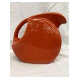 Fiesta Disc Orange Pitcher, 7 1/2"T