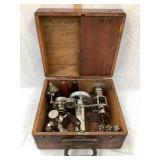 1912 Tripp Steam Indicator in Fitted Box, Box