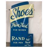 Poll Parrot/Rand/Trim Tred Shoes Adv. Porcelain