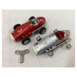 (2) Schuco 1043 Micro Racers Toy Cars w/ Key, (1)