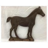 Dempster Horse Cast Iron Windmill Weight, Tail