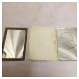 Vintage early 1900s ID mirrors