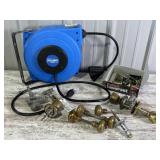 Retractable Cord Reel And Door Knobs