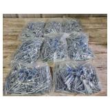 8 bags of 200 per bag of tub rivets
