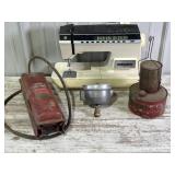 Vintage Lot-Sewing Machine, Foot Pump,And More