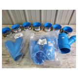 Pipe fittings and 4" clamps