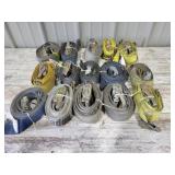 15 ratchet straps and pull tight straps