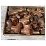Copper Tees And Elbow Piping