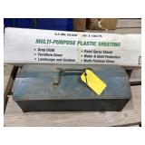 Tool Box And Roll of Black Plastic