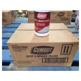 4 cases of gumout dot 3 brake fluid 12 per case