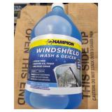 2 cases of windshield washer fluid and deicer