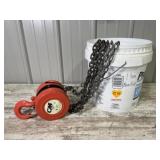 Hand Chain Joist and Bucket