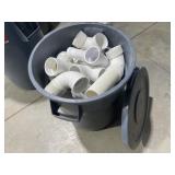 PVC Assorted Pipe Trash Can Included