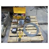 Fencing Parts and Tool Box with Contents