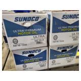4 cases of sunoco ultra synthetic blend motor o
