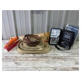 Temperature Tester, Tow Strap, Hand Saw