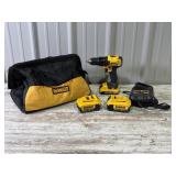 Dewalt 20V Drill With Batteries And Charger