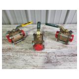 2" brass valves