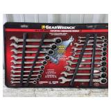 Gear Wrench Ratcheting Combination Wrench Set