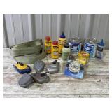 Straight Line Chalk Reels, Straps, Drill Pump