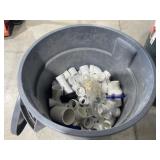 Assorted PVC Pipe Trash Can Included