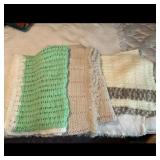 Set of Three Handmade Crocheted Blankets