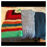 Home Decor 3-Pc Crocheted Blanket Set