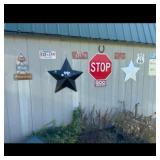 Rustic Patriotic Metal Wall Decor Collection