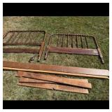 Spindle-Style Wooden Bed Frame