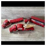 Coca-Cola Red Helicopter Truck Collectible Lot