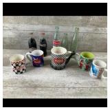 Coca-Cola Collectible Bottle  Mug Set