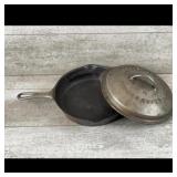 Wagner Drip Drop No. 8 Cast Iron Skillet and Cover